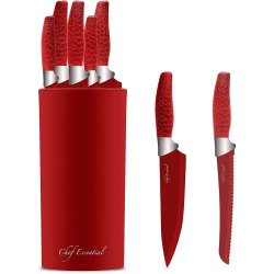 Set de 7pz Cuchillos Antiadherentes Recubiertos en Cerámica