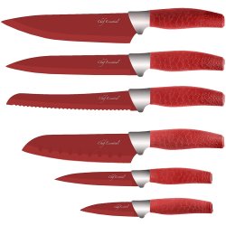 Set de 7pz Cuchillos Antiadherentes Recubiertos en Cerámica