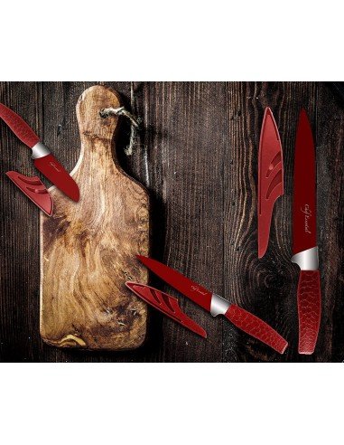 Set de 7pz Cuchillos Antiadherentes Recubiertos en Cerámica