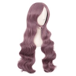 Peluca Cosplay Ondulada 80cm Kanekalon Lilac Pop