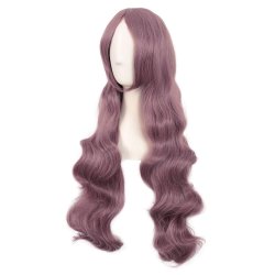 Peluca Cosplay Ondulada 80cm Kanekalon Lilac Pop