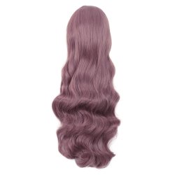 Peluca Cosplay Ondulada 80cm Kanekalon Lilac Pop