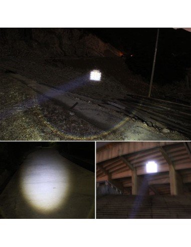 Linterna Luz LED Ajustable 7 W Táctica Con Zoom 350 Lúmenes