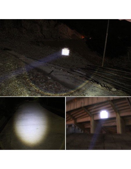 Linterna Luz LED Ajustable 7 W Táctica Con Zoom 350 Lúmenes