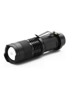 Linterna Luz LED Ajustable 7 W Táctica Con Zoom 350 Lúmenes