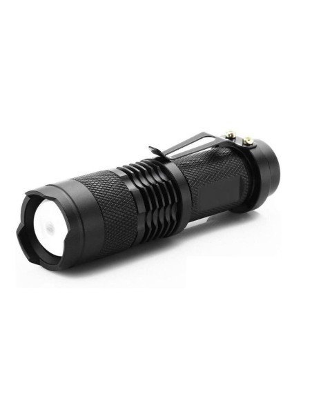 Linterna Luz LED Ajustable 7 W Táctica Con Zoom 350 Lúmenes