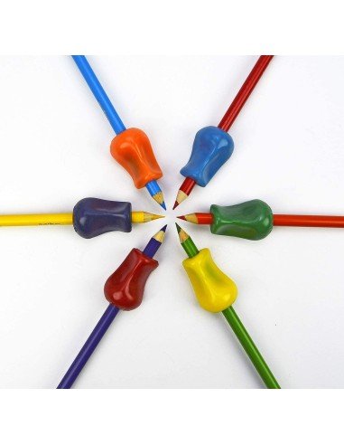 Adaptador ergonómico para escritura y sujetador de lápiz