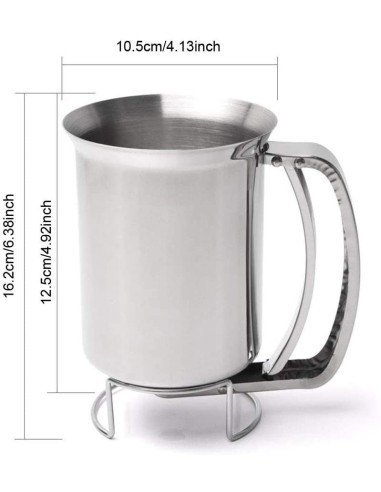 Dosificador Metálico para mezclas pancake Handy Gourmet Pancake Batter Dispenser