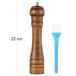 Pimentero de Madera Molino Pimienta 22cm ER