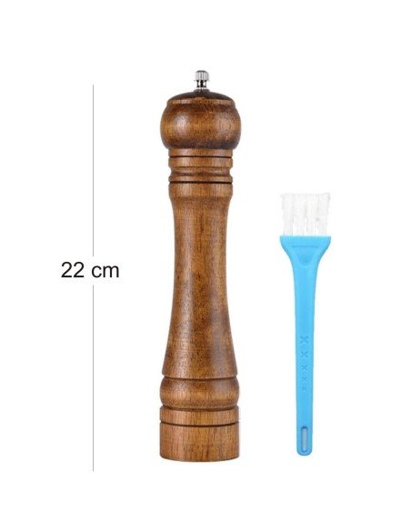 Pimentero de Madera Molino Pimienta 22cm ER Pimentero de Madera Molino Pimienta 22cm ER