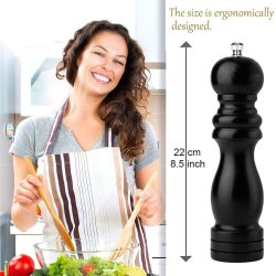 Pimentero de Madera Molino Pimienta 22cm ER