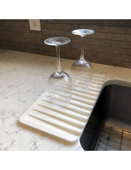 Tapete escurridor vajilla vasos silicona 38x20