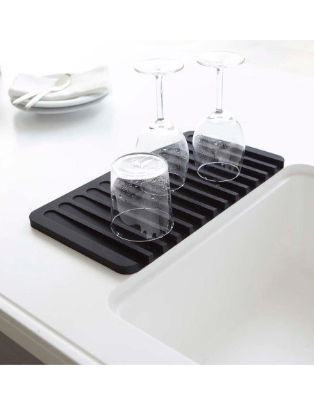 Tapete escurridor vajilla vasos silicona 38x20