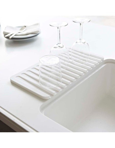 Tapete escurridor vajilla vasos silicona 38x20