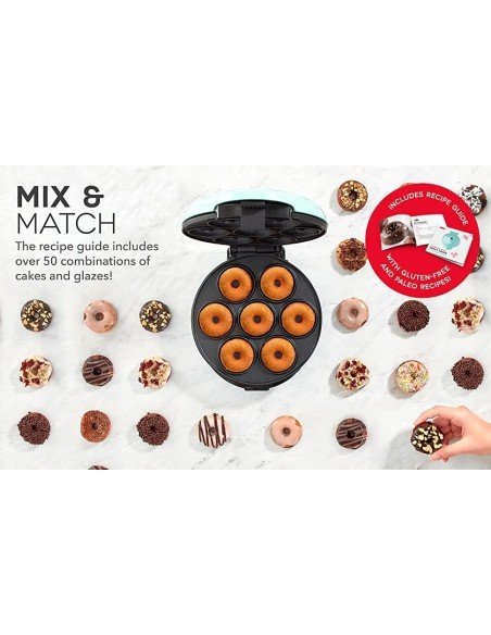 Máquina Mini Donas Dash Donut Maker DDM007