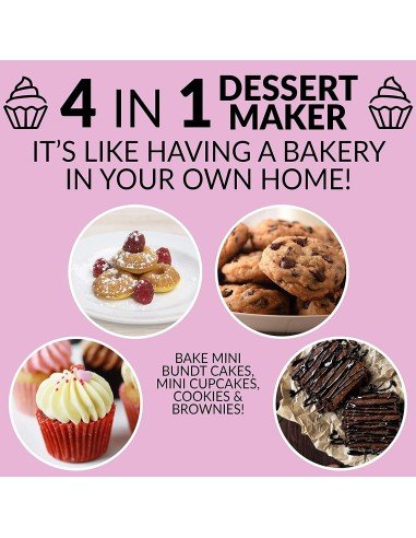 Máquina Cupcakes Nostalgia Muffins Cinnamons Pancakes