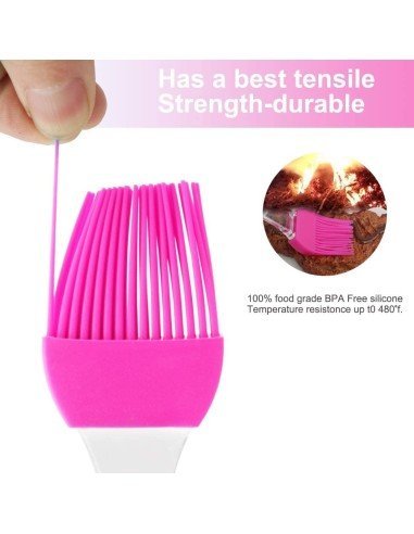 Setx3 Brochas de Silicona Antiadherente Repostería Parrilla Barbacoa