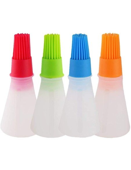 Brocha Dispensador D Aceite Silicona Cociana Parrilla Bbq