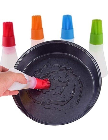Brocha Dispensador D Aceite Silicona Cociana Parrilla Bbq