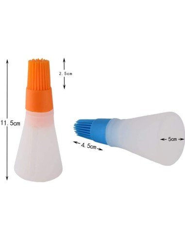 Brocha Dispensador D Aceite Silicona Cociana Parrilla Bbq