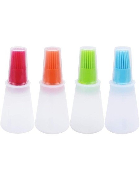 Brocha Dispensador D Aceite Silicona Cociana Parrilla Bbq