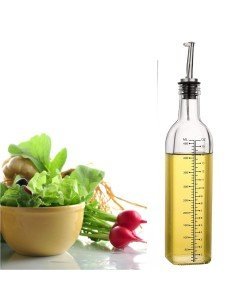 Dispensador de Aceite o vinagre Aceitera en vidrio con Dosificador 500ml