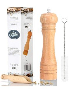 Pimentero de Madera Molino de Pimienta 22cm 2