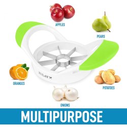 Pelador de la piel y Rebanador de Manzana y cítricos, corta y porciona