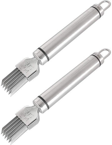 Cortador Metálico de Cebolla tirillas perfectas en un solo corte