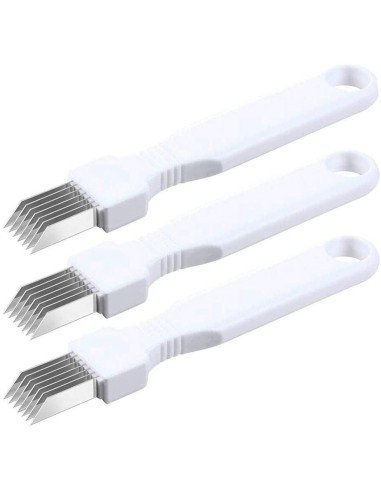 Cortador picador de Cebolla tirillas perfectas en un corte