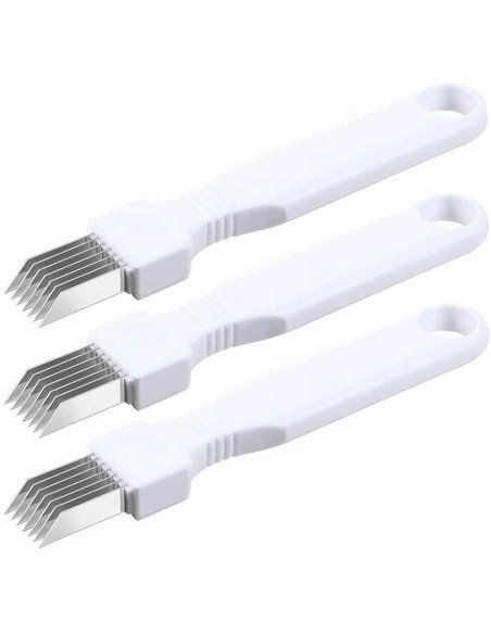 Cortador picador de Cebolla tirillas perfectas en un corte