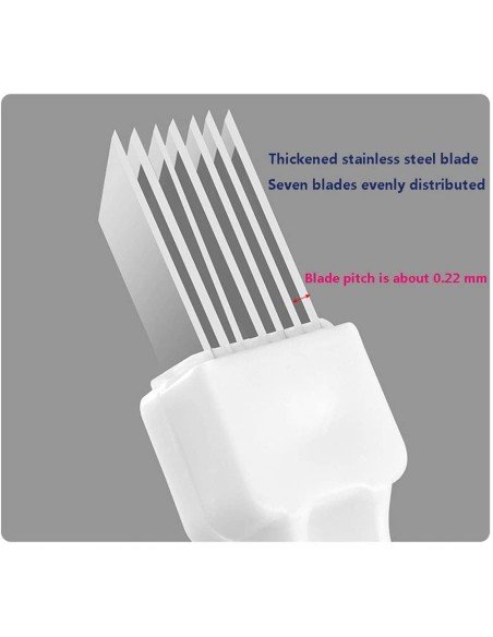 Cortador picador de Cebolla tirillas perfectas en un corte