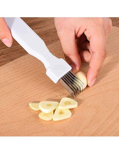 Cortador picador de Cebolla tirillas perfectas en un corte