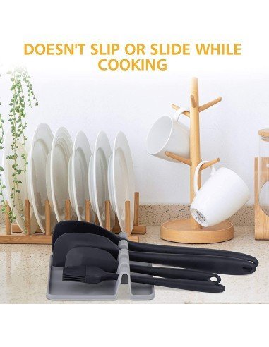 Soporte para utensilios de silicona