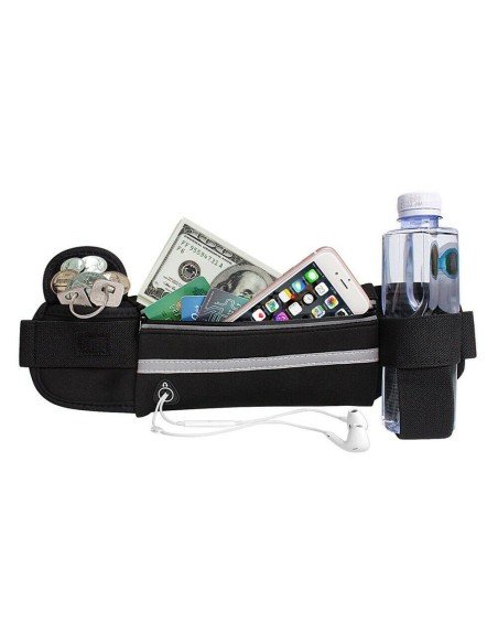 Correa deportistas Cinturón con Bolsillo canguro para celular Running Bumbana
