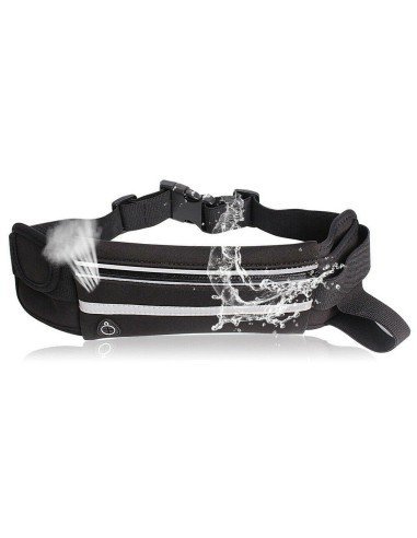 Correa deportistas Cinturón con Bolsillo canguro para celular Running Bumbana