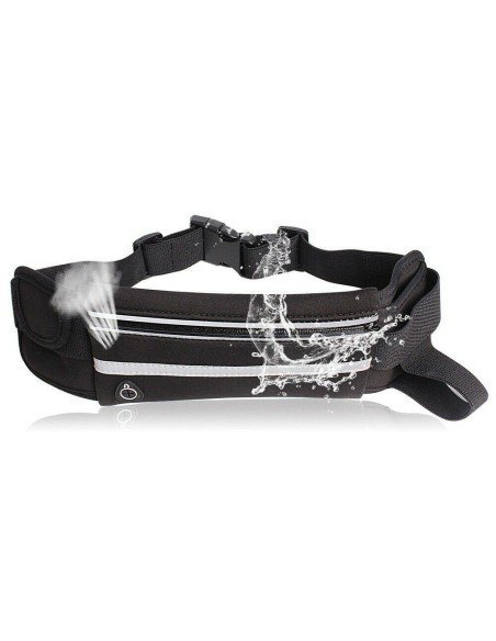 Correa deportistas Cinturón con Bolsillo canguro para celular Running Bumbana