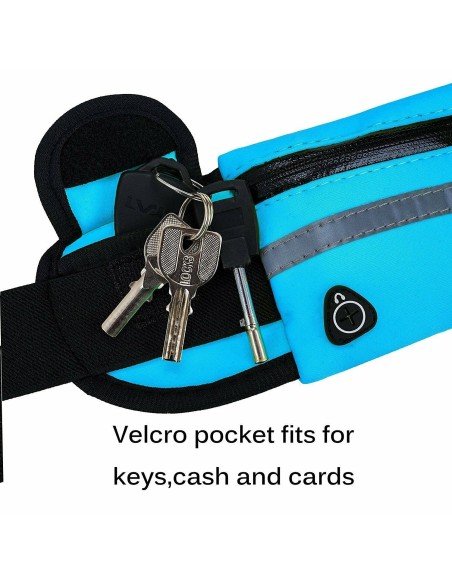 Correa deportistas Cinturón con Bolsillo canguro para celular Running Bumbana