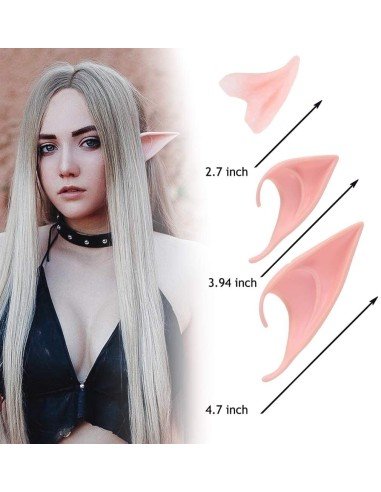 Orejas Cosplay T.S ELF Duende Elfo Hada Anime Manga