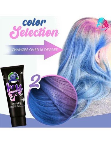 Tintura Temporal Termocromática Cabello Mechas