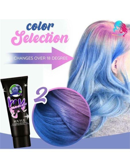 Tintura Temporal Termocromática Cabello Mechas