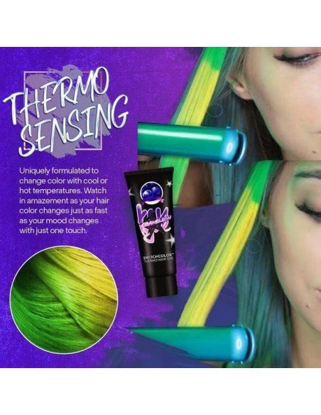 Tintura Temporal Termocromática Cabello Mechas