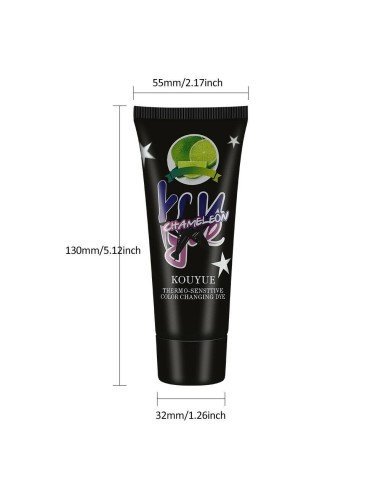 Tintura Temporal Termocromática Cabello Mechas