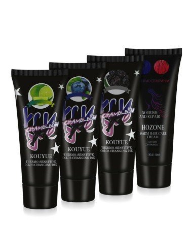 Tintura Temporal Termocromática Cabello Mechas