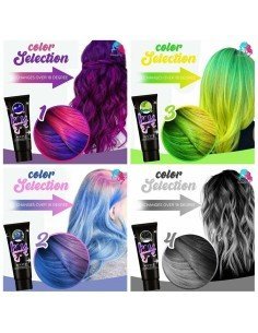Tintura Temporal Termocromática Cabello Mechas 2