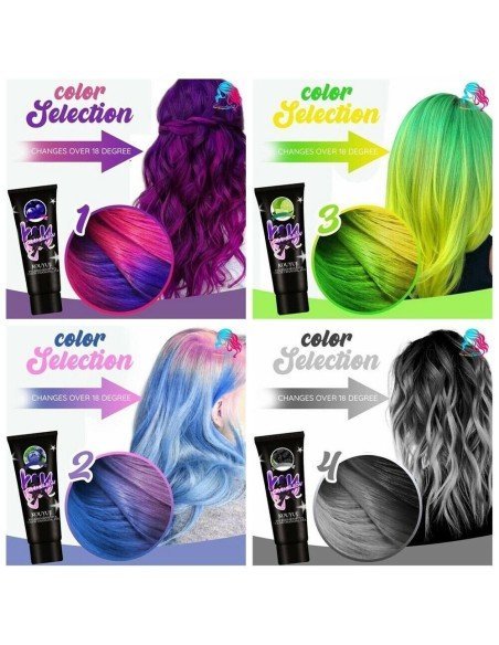 Tintura Temporal Termocromática Cabello Mechas