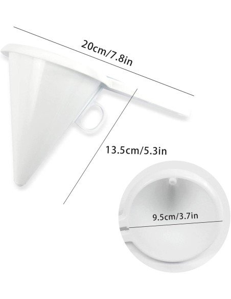 Embudo Dosificador Plástico De Repostería Cupcake Funel Embudo Dosificador Plástico De Repostería Cupcake Funel