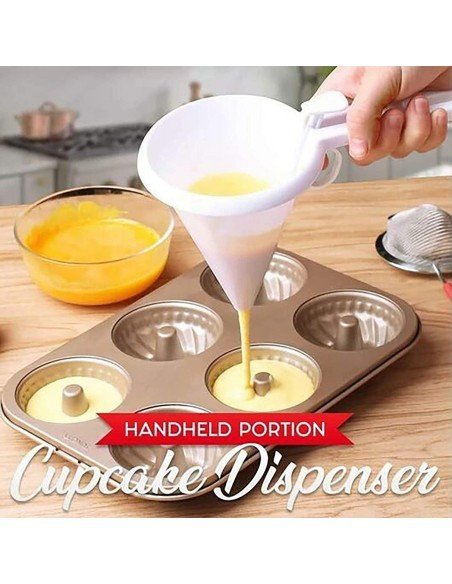 Embudo Dosificador Plástico De Repostería Cupcake Funel Embudo Dosificador Plástico De Repostería Cupcake Funel