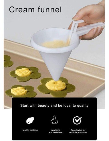 Embudo Dosificador Plástico De Repostería Cupcake Funel