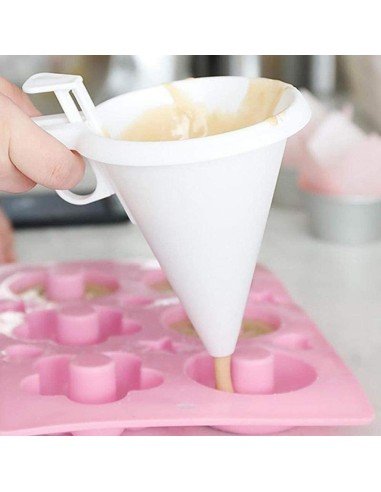 Embudo Dosificador Plástico De Repostería Cupcake Funel